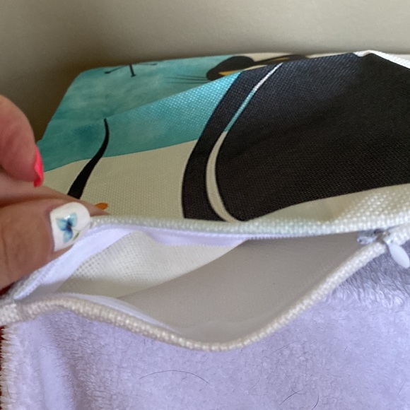 🆕Cute Mid-Century Modern Themed Linen Cat Pillow Covers- Single Cat with TV - Picture 6 of 6